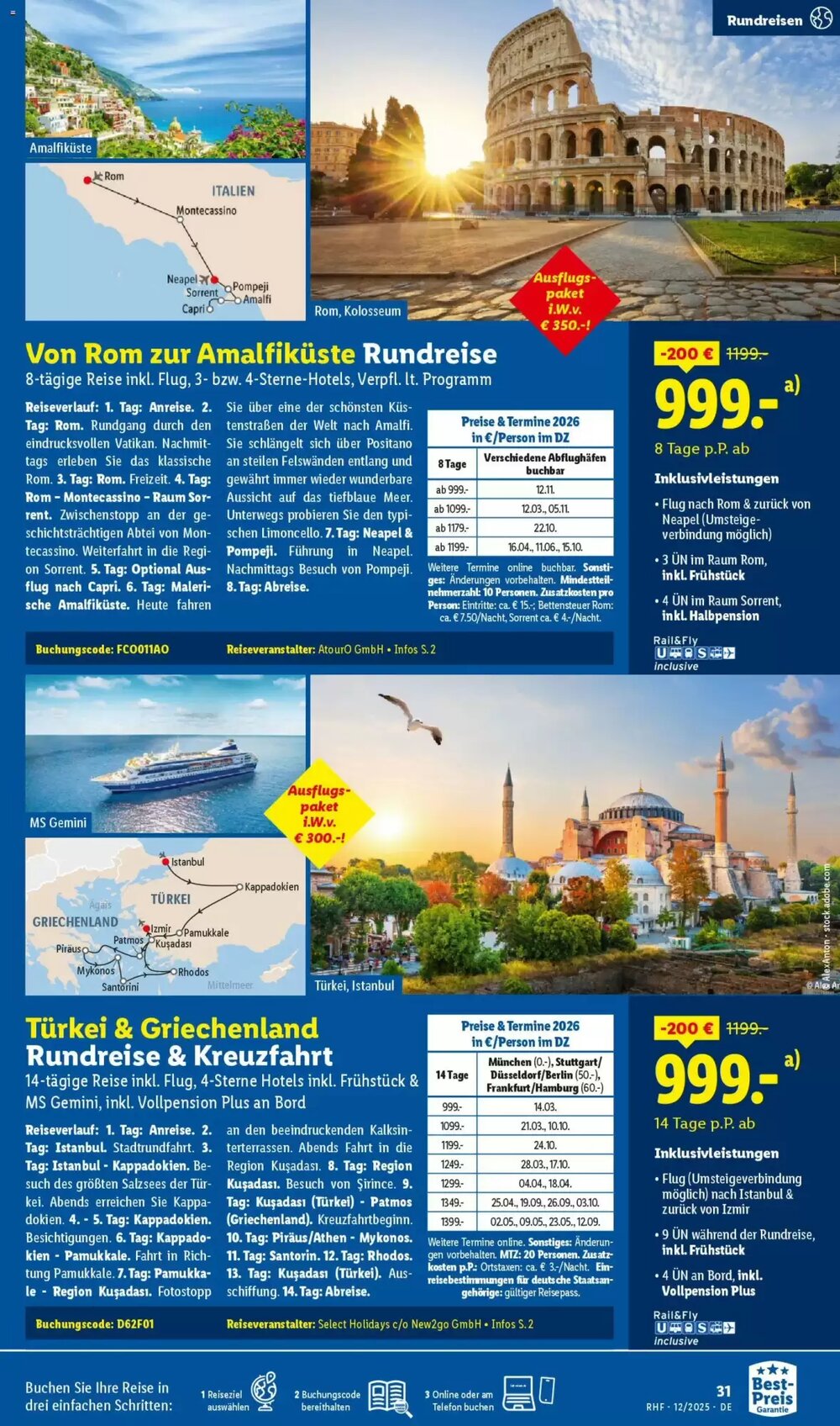 Lidl Reisen Prospekt (ab 28.11.2025) zum Blättern - Seite 31