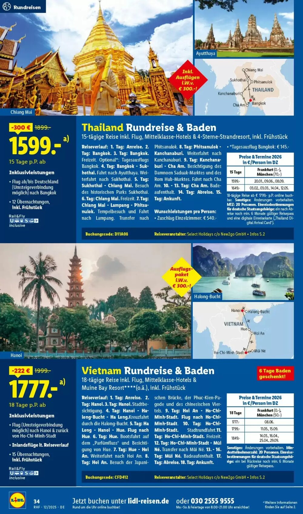 Lidl Reisen Prospekt (ab 28.11.2025) zum Blättern - Seite 34