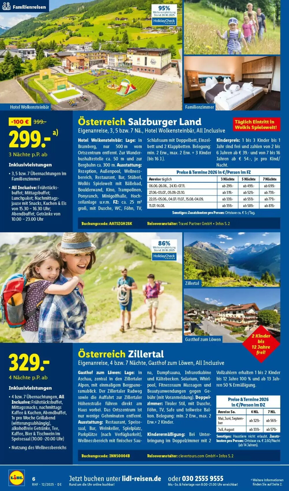 Lidl Reisen Prospekt (ab 28.11.2025) zum Blättern - Seite 6