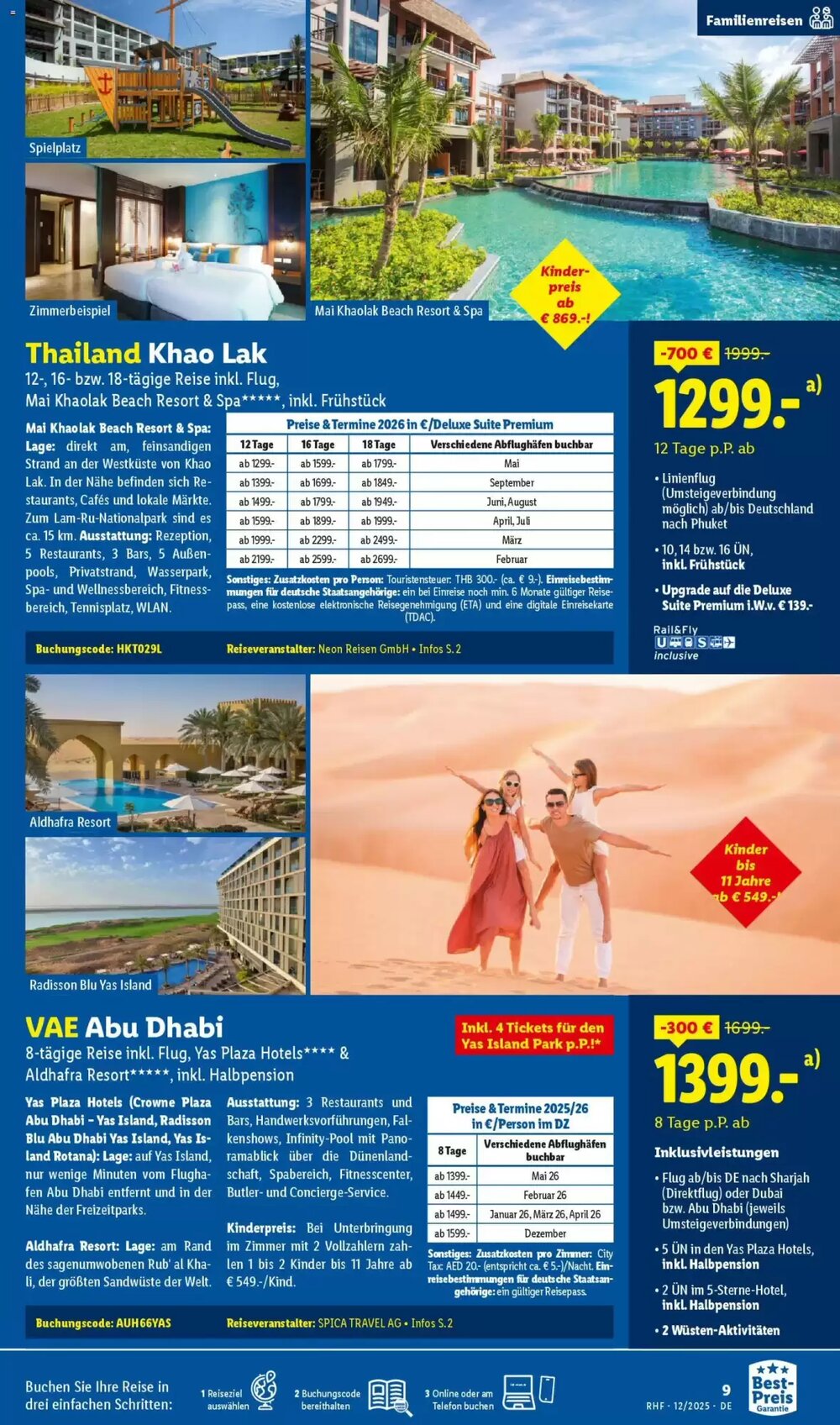 Lidl Reisen Prospekt (ab 28.11.2025) zum Blättern - Seite 9