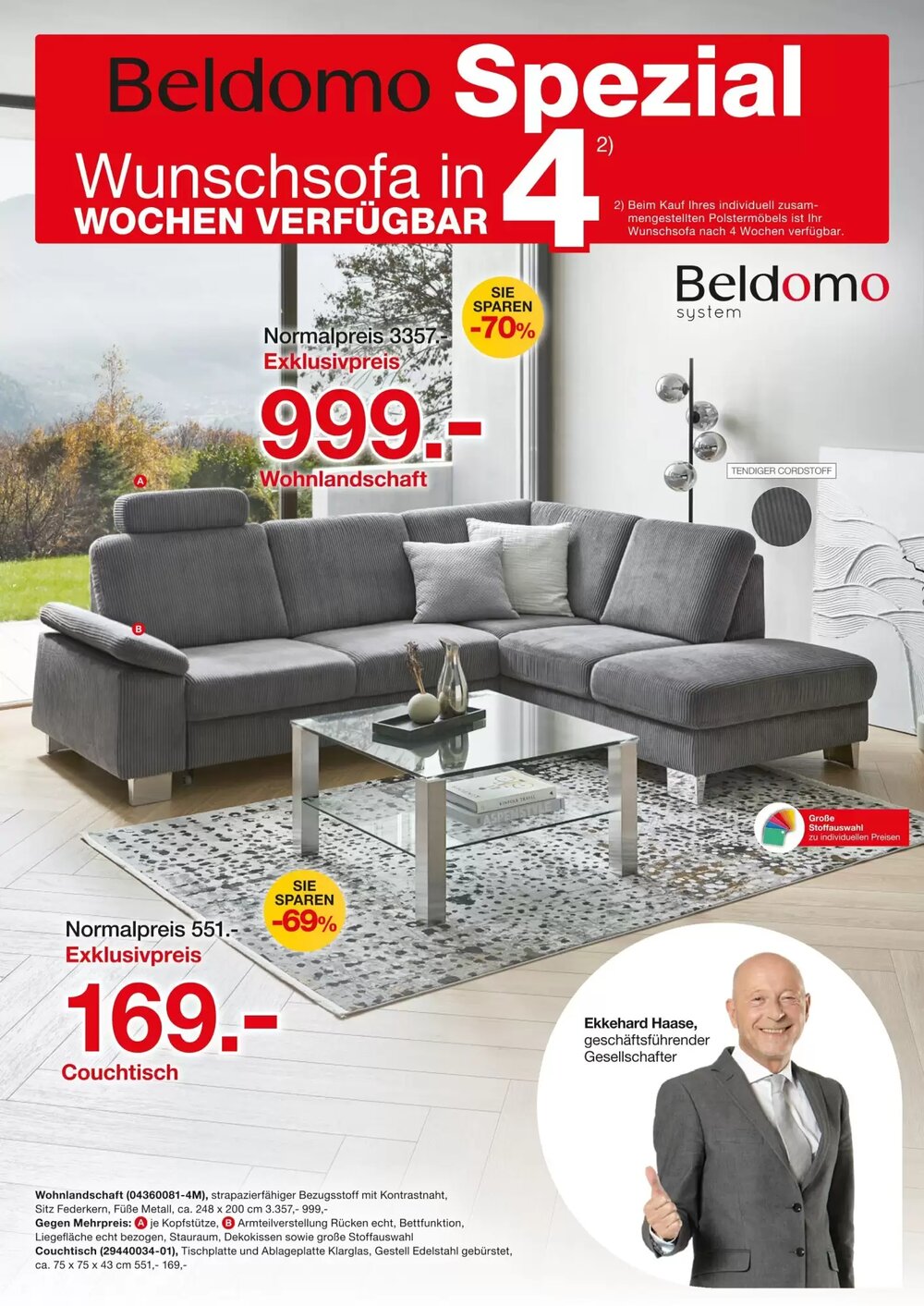 Möbelzentrum Pforzheim Prospekt (ab 28.11.2025) zum Blättern - Seite 1