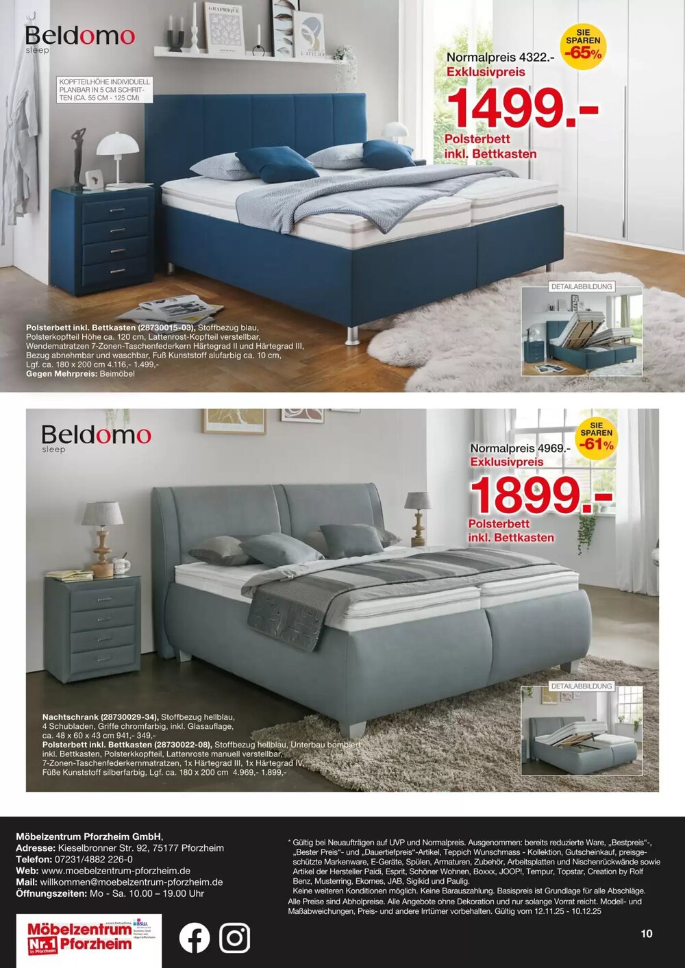Möbelzentrum Pforzheim Prospekt (ab 28.11.2025) zum Blättern - Seite 10