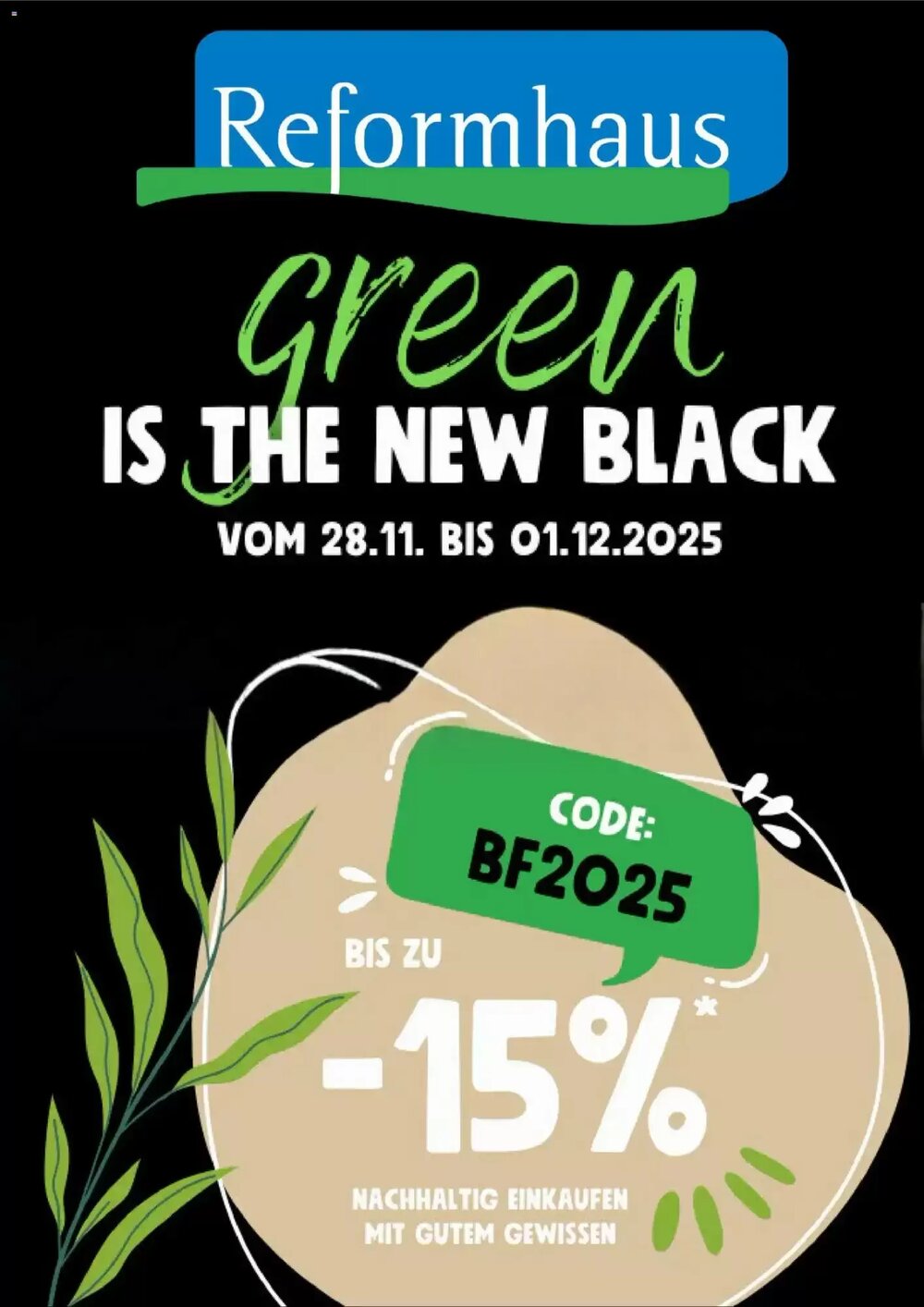 Reformhaus Bacher Prospekt (ab 28.11.2025) zum Blättern - Seite 1