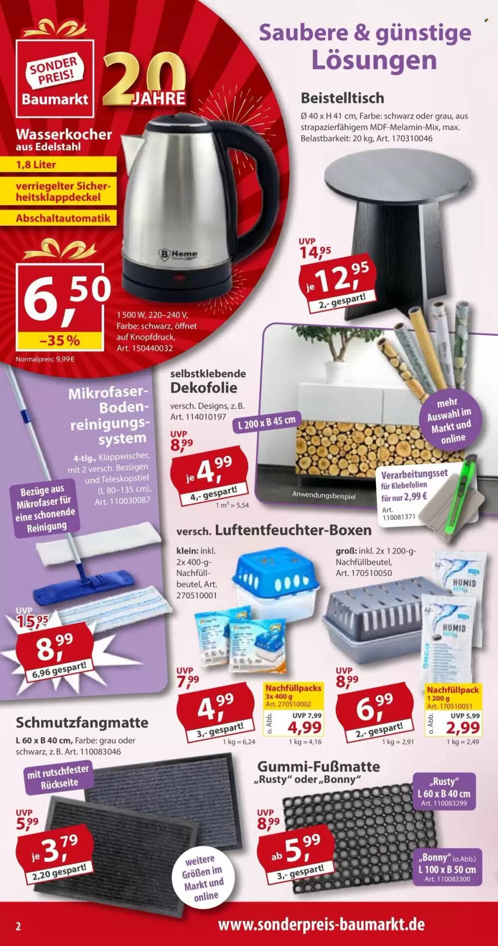 Sonderpreis Baumarkt Prospekt (ab 29.11.2025) zum Blättern - Seite 2