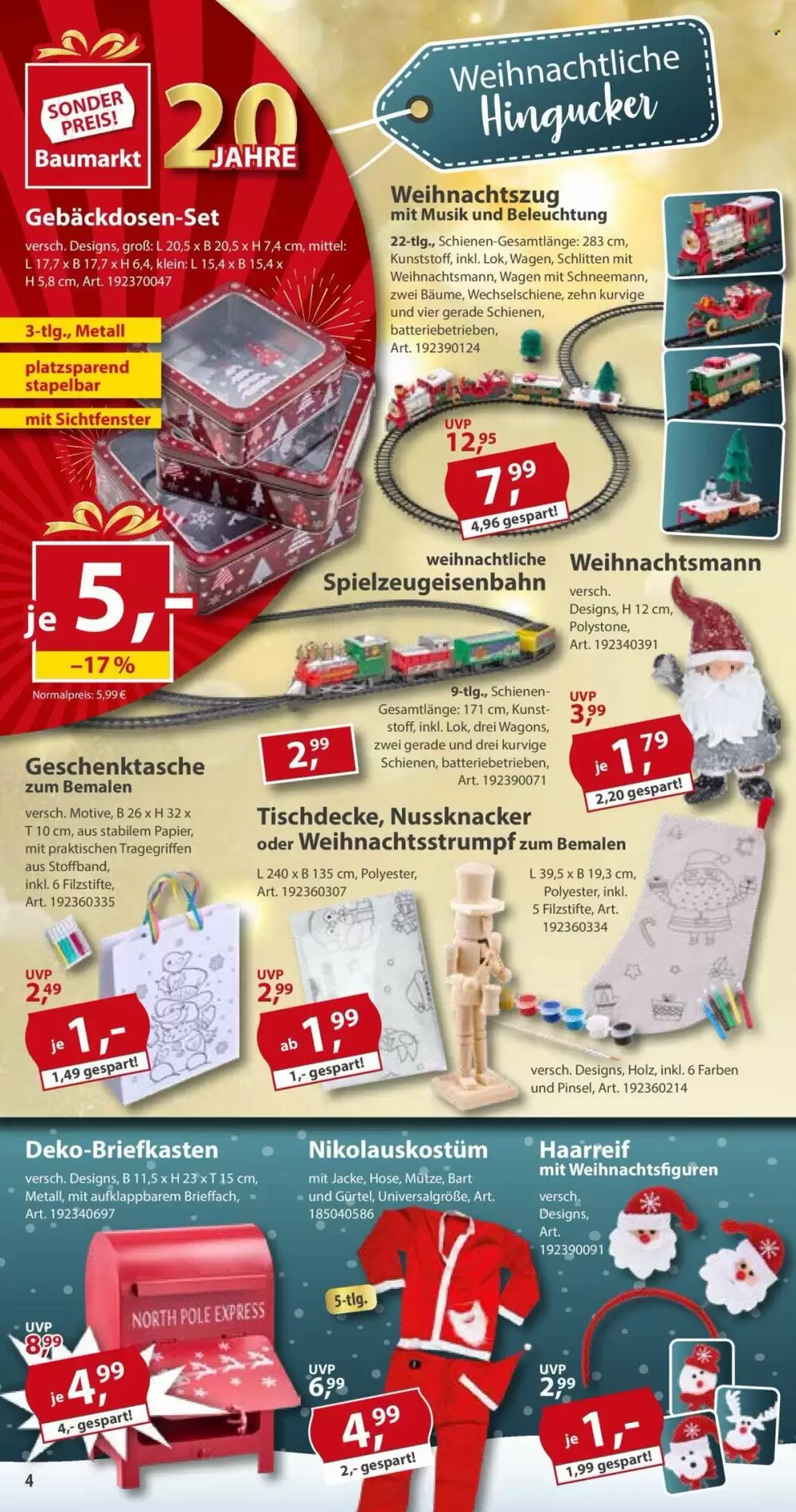 Sonderpreis Baumarkt Prospekt (ab 29.11.2025) zum Blättern - Seite 4