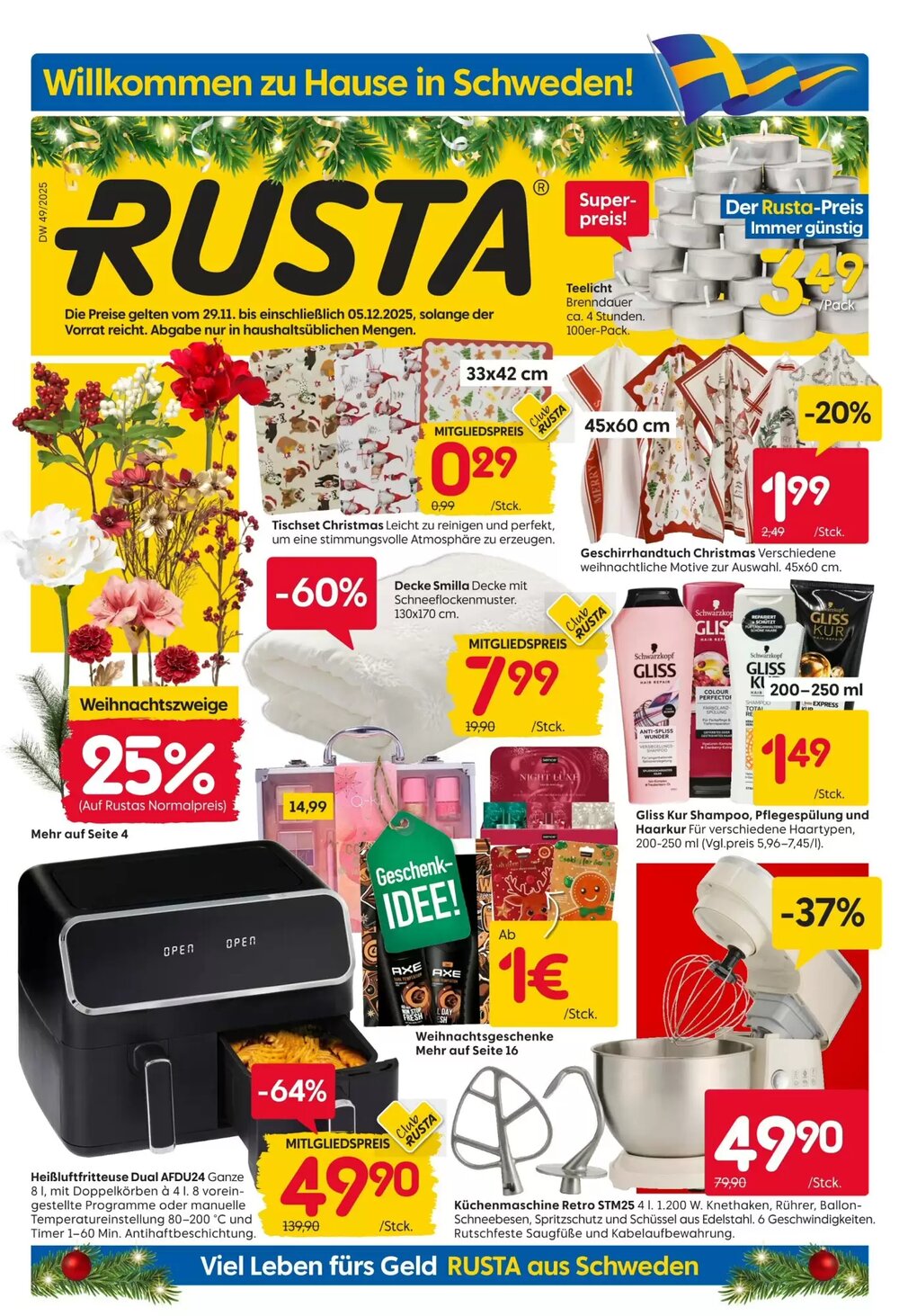 Rusta Prospekt (ab 29.11.2025) zum Blättern - Seite 1