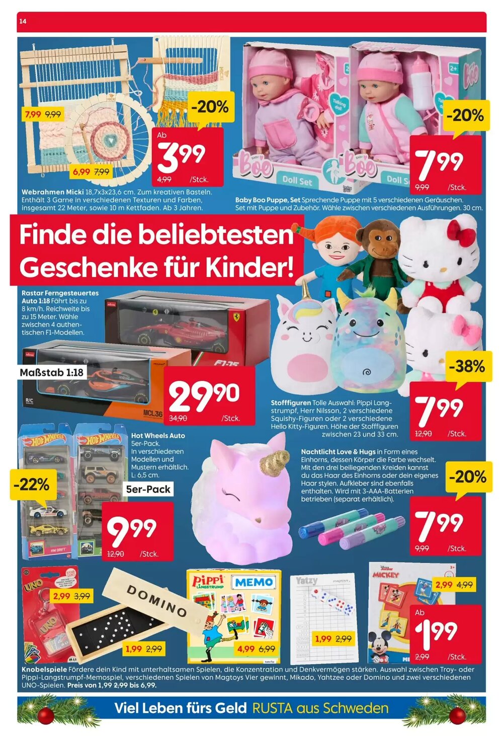 Rusta Prospekt (ab 29.11.2025) zum Blättern - Seite 14