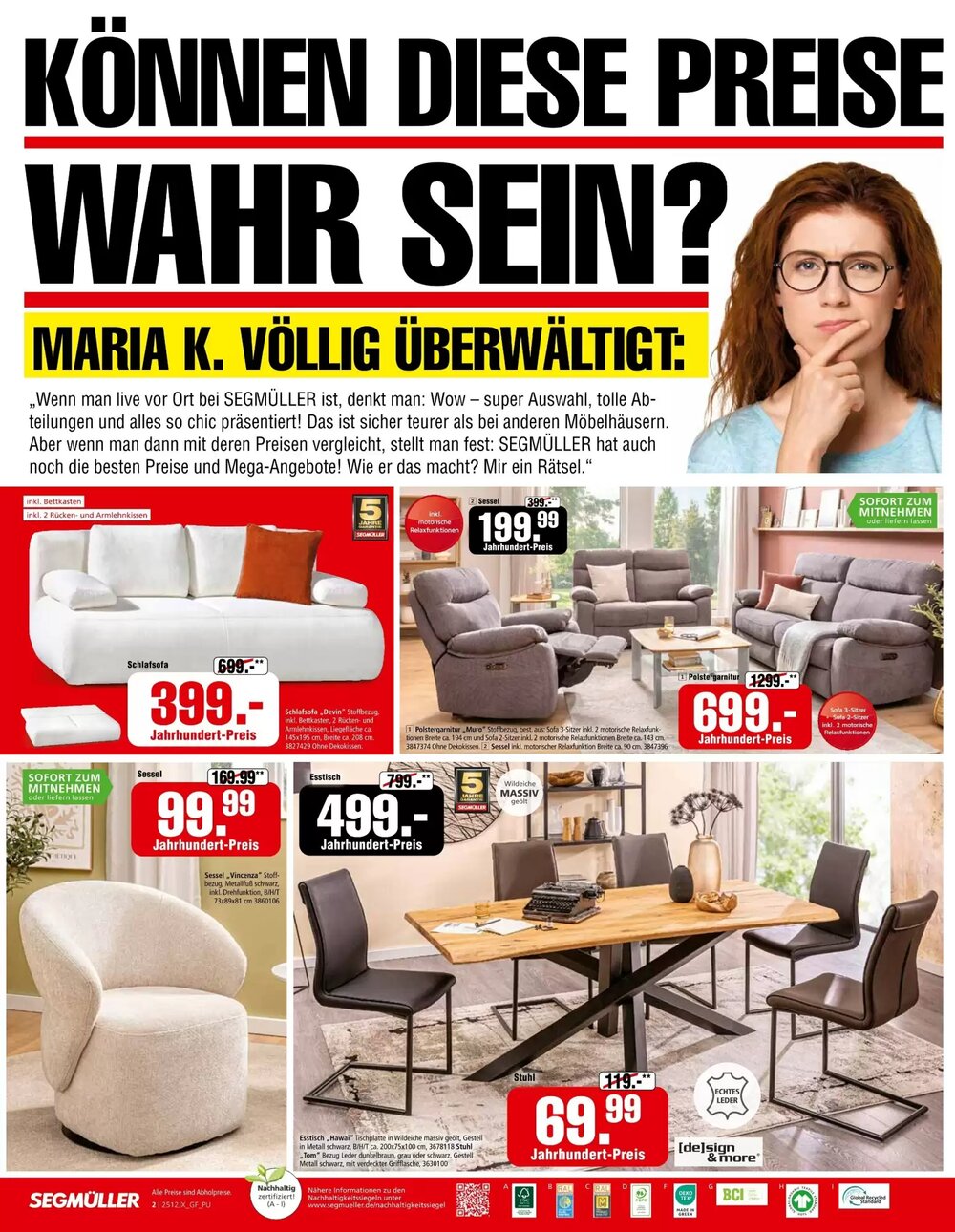 Segmüller Prospekt (ab 29.11.2025) zum Blättern - Seite 2