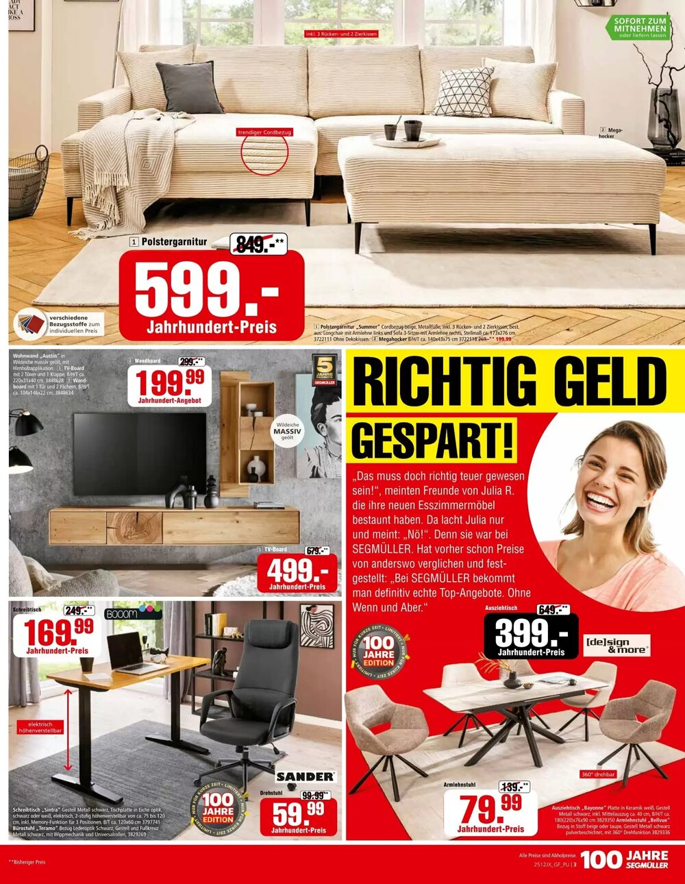 Segmüller Prospekt (ab 29.11.2025) zum Blättern - Seite 3