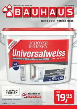 Bauhaus Prospekt (ab 29.11.2025) zum Blättern