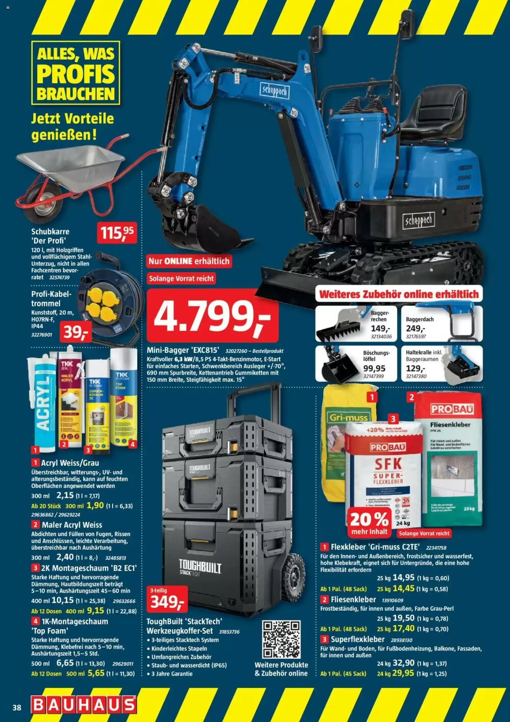 Bauhaus Prospekt (ab 29.11.2025) zum Blättern - Seite 38