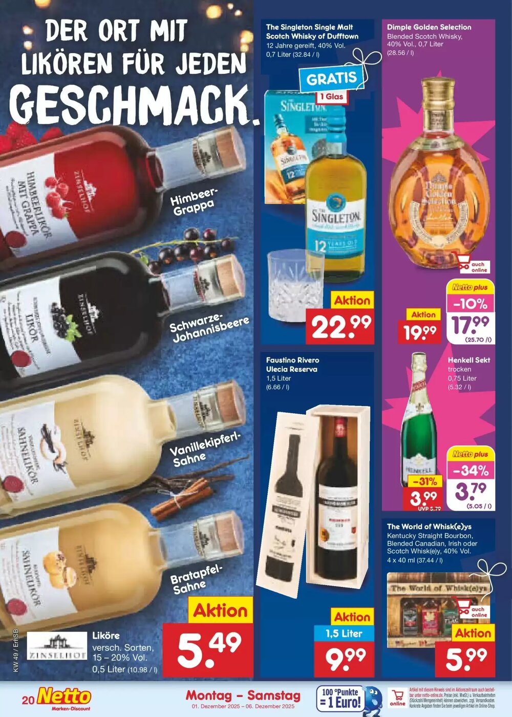 Netto Marken-Discount Prospekt (ab 30.11.2025) zum Blättern - Seite 22