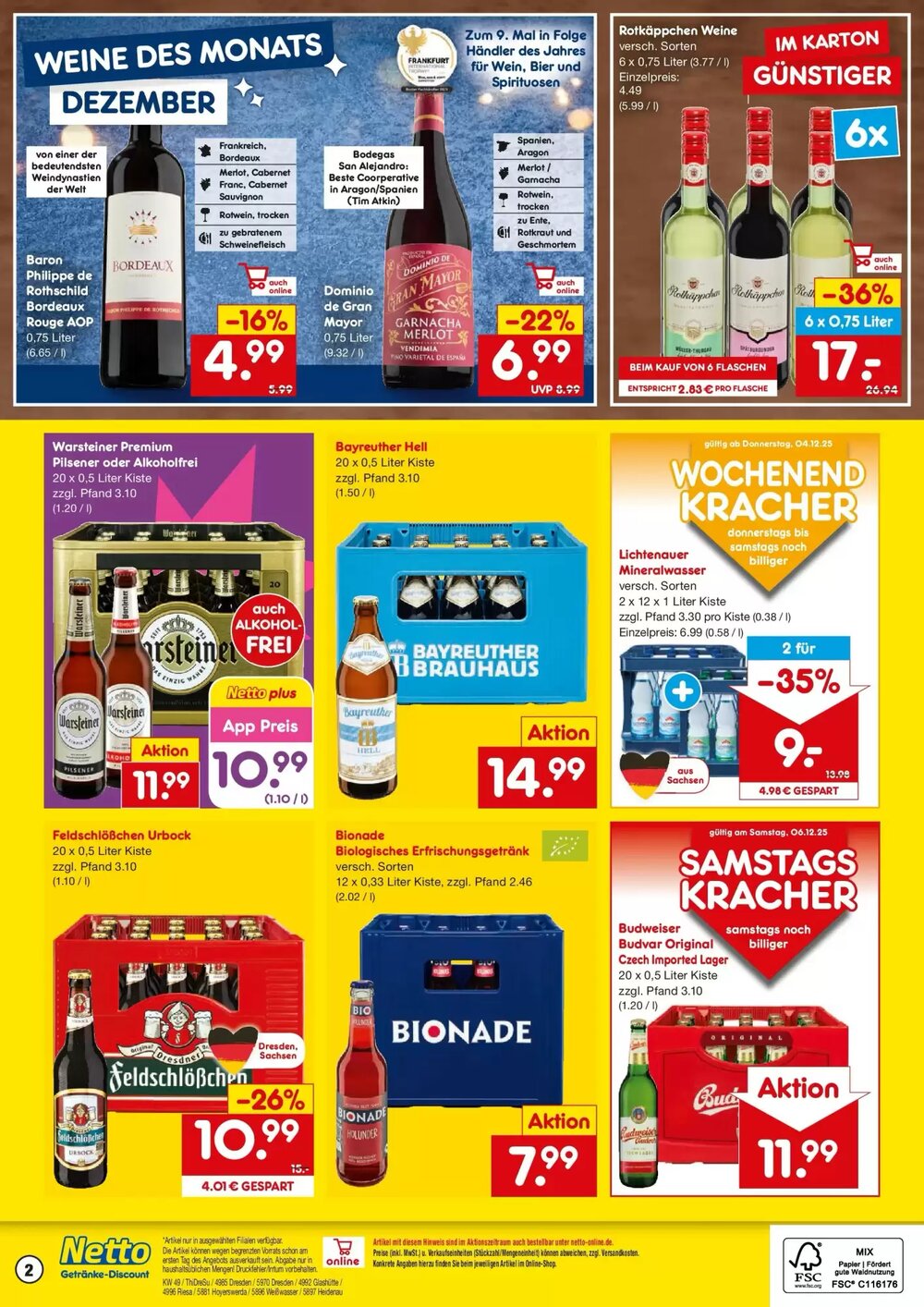 Netto Getränke Discount Prospekt (ab 30.11.2025) zum Blättern - Seite 2