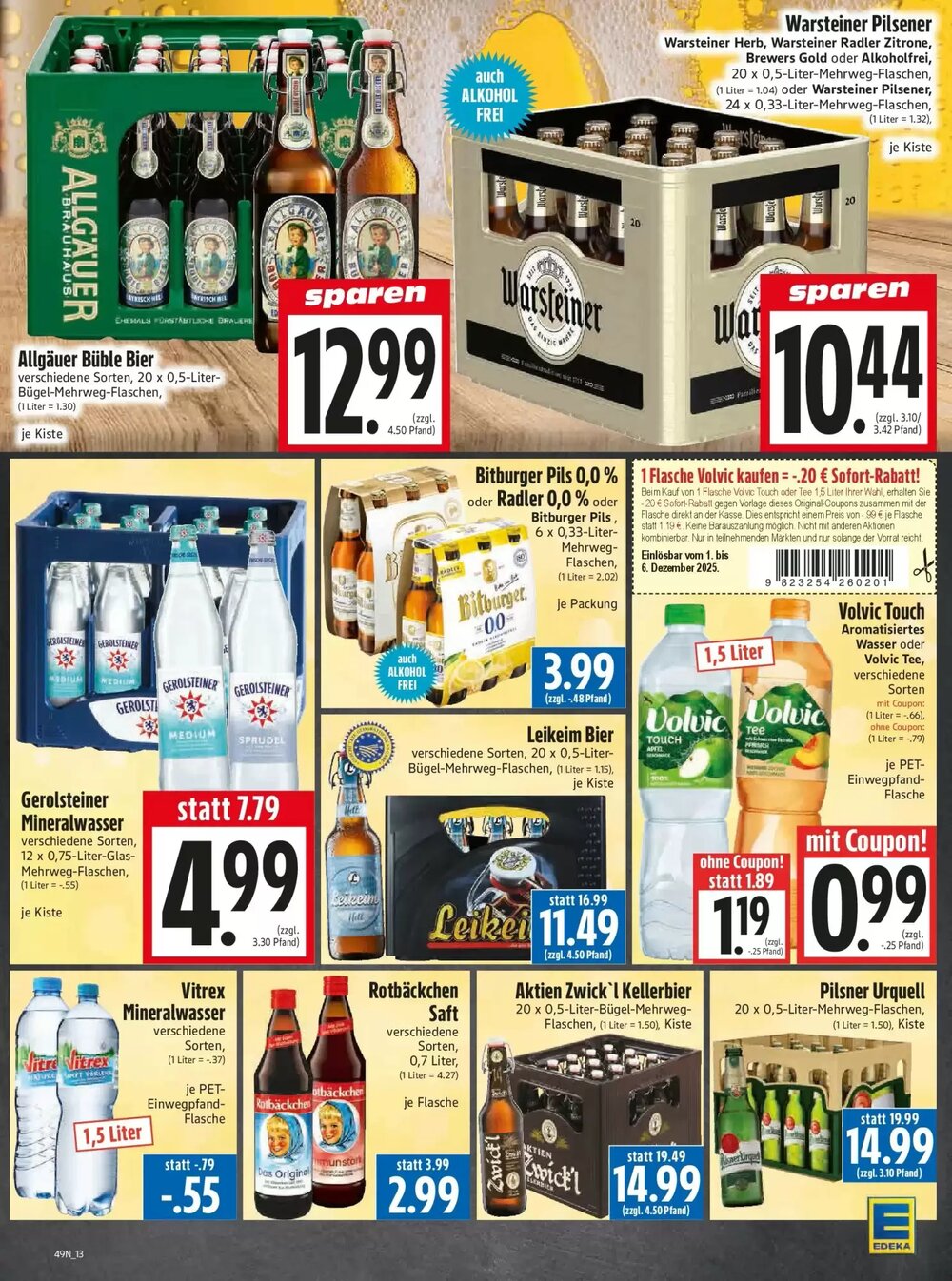 EDEKA Hahner Prospekt (ab 30.11.2025) zum Blättern - Seite 15