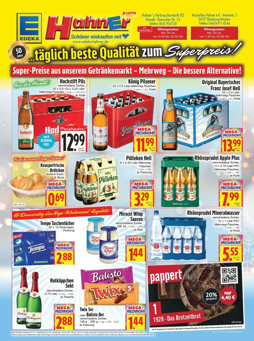 EDEKA Hahner Prospekt (ab 30.11.2025) zum Blättern - Seite 2