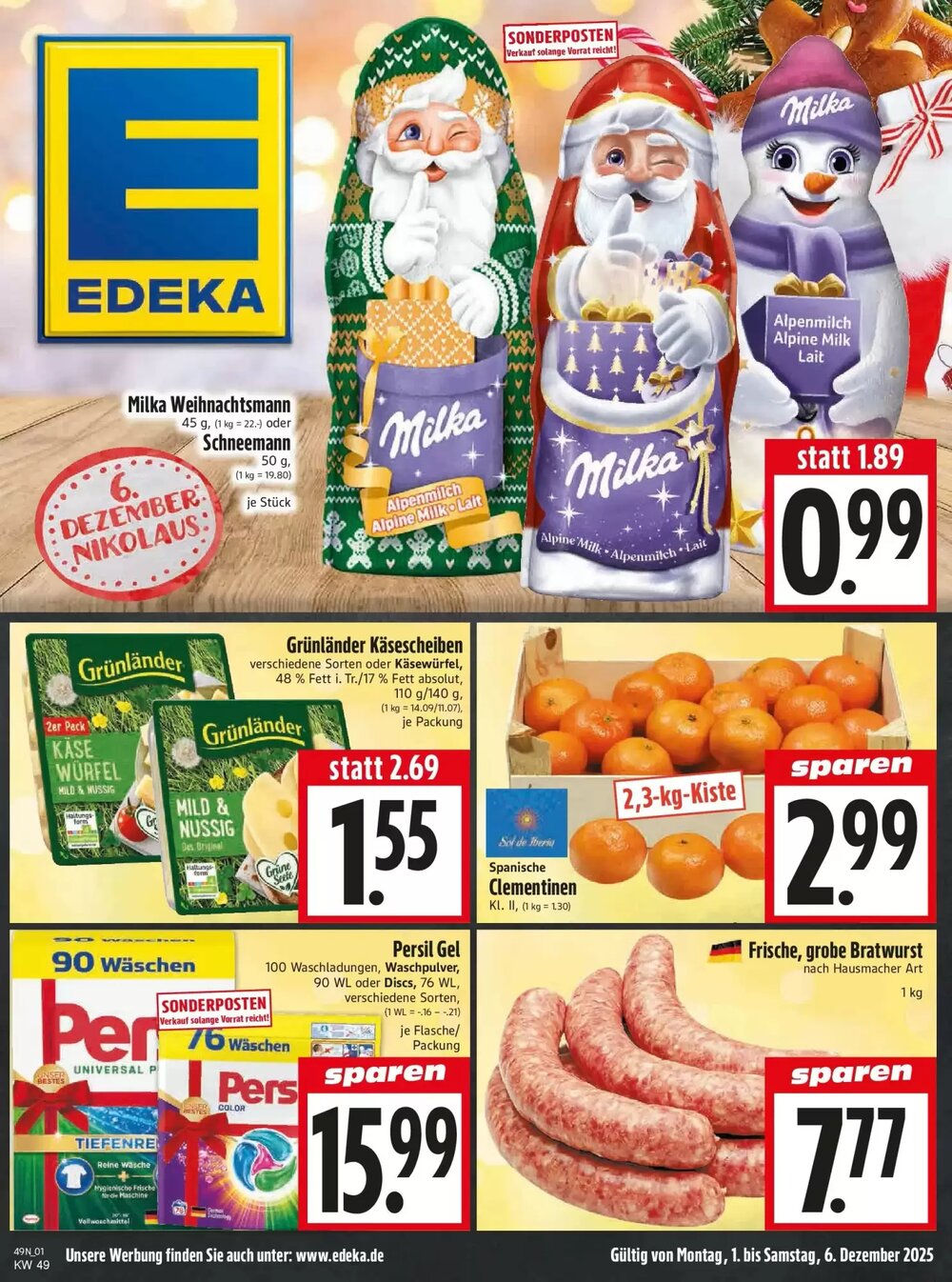 EDEKA Hahner Prospekt (ab 30.11.2025) zum Blättern - Seite 3