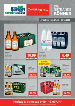 Getränke Star Prospekt (ab 30.11.2025) zum Blättern