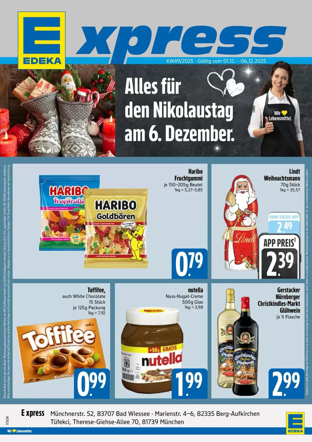 Edeka Xpress Prospekt (ab 30.11.2025) zum Blättern - Seite 1