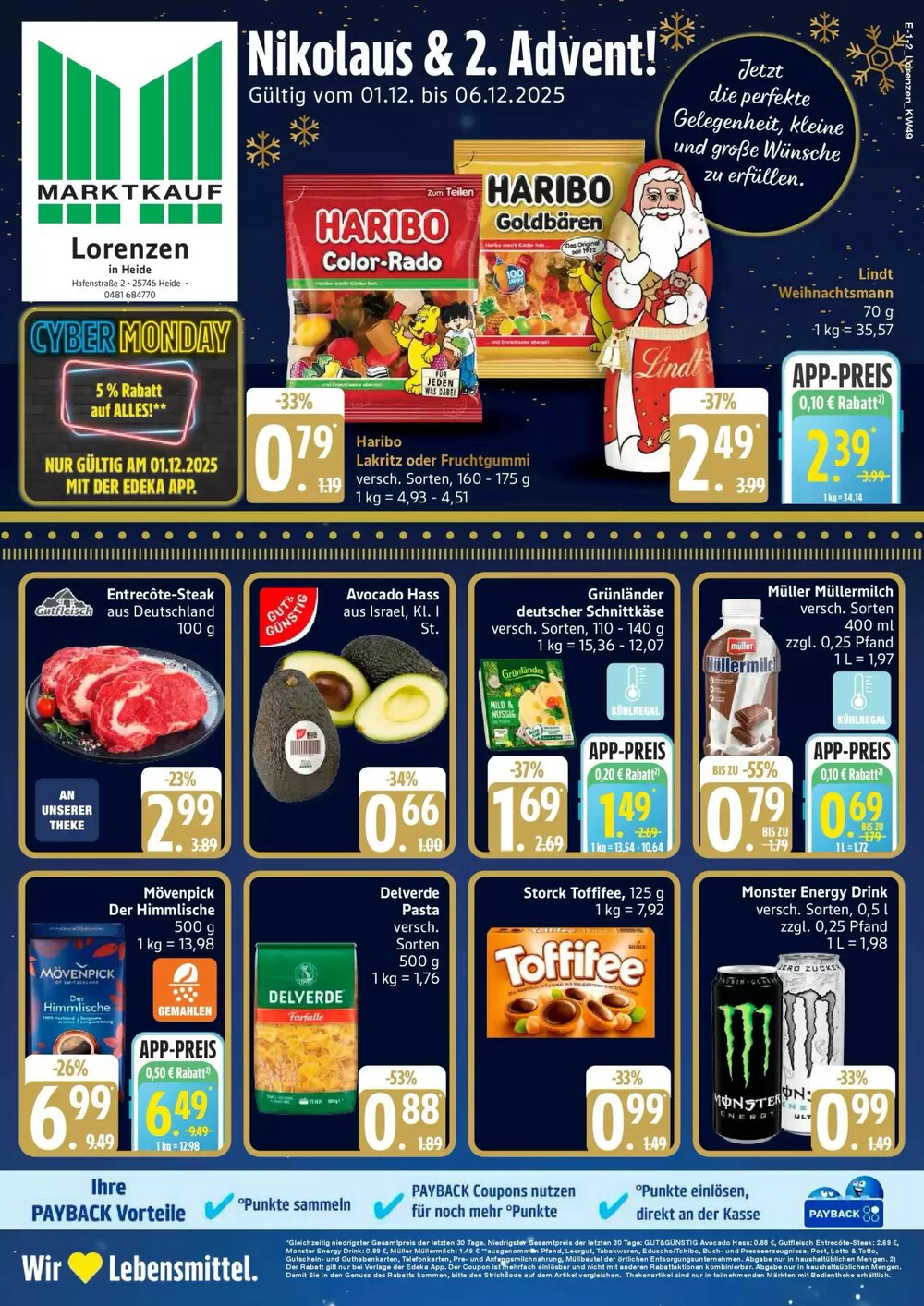 Marktkauf Prospekt (ab 30.11.2025) zum Blättern - Seite 1