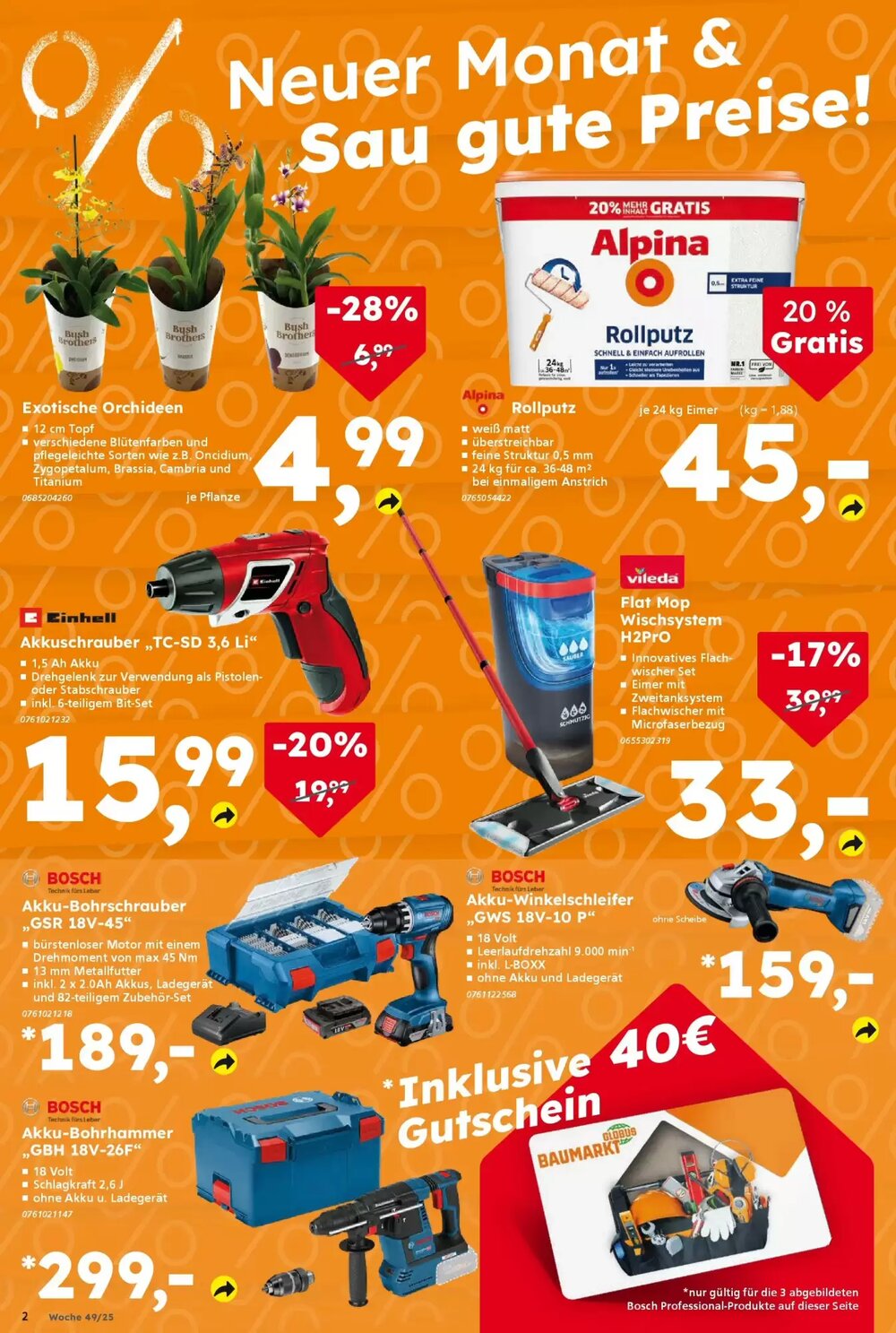 Globus Baumarkt Prospekt (ab 30.11.2025) zum Blättern - Seite 2