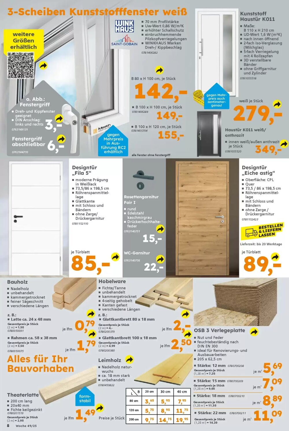 Globus Baumarkt Prospekt (ab 30.11.2025) zum Blättern - Seite 8