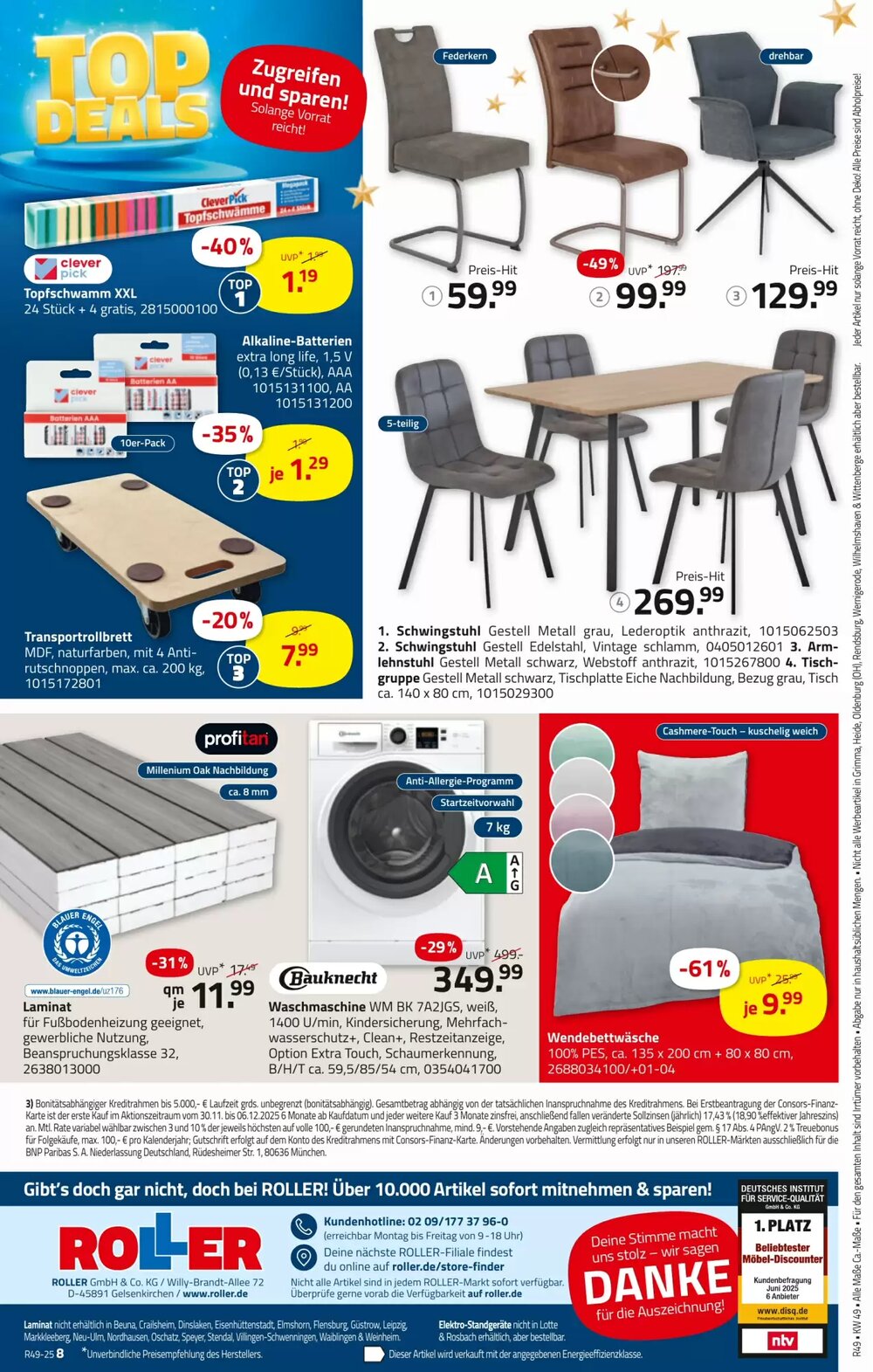 ROLLER Prospekt (ab 30.11.2025) zum Blättern - Seite 9