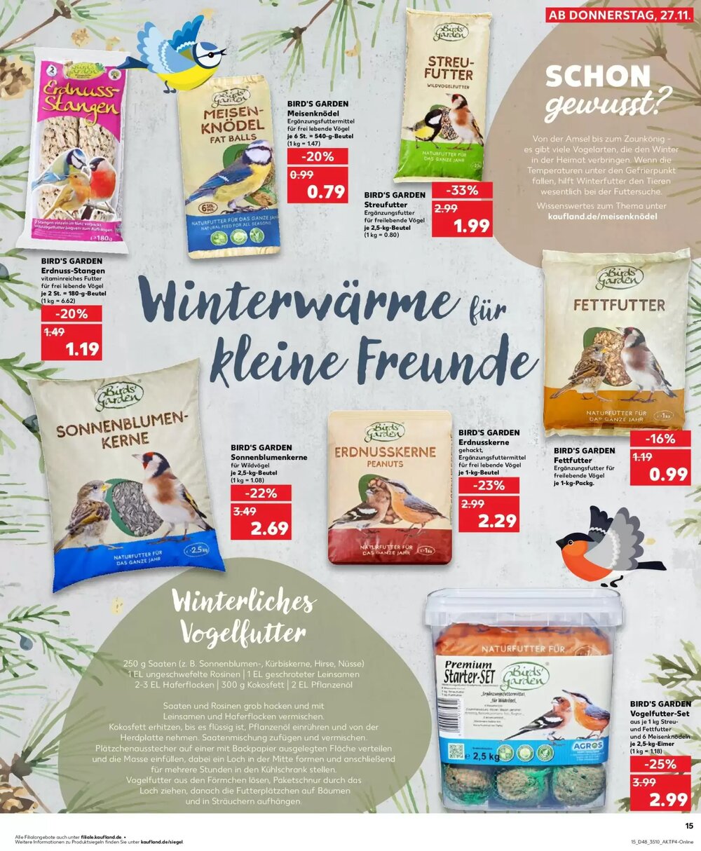Kaufland Prospekt (ab 30.11.2025) zum Blättern - Seite 15