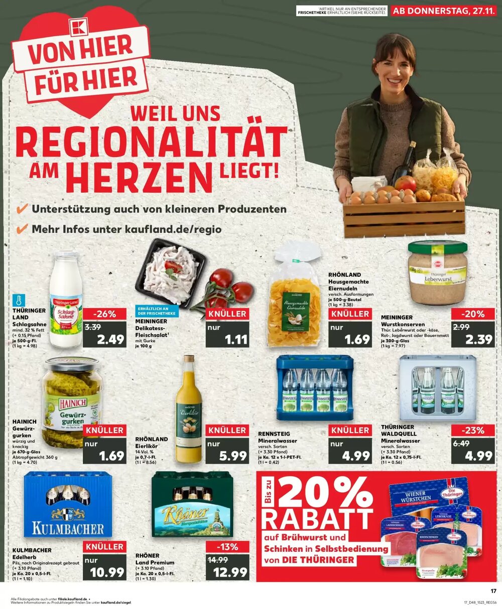 Kaufland Prospekt (ab 30.11.2025) zum Blättern - Seite 17