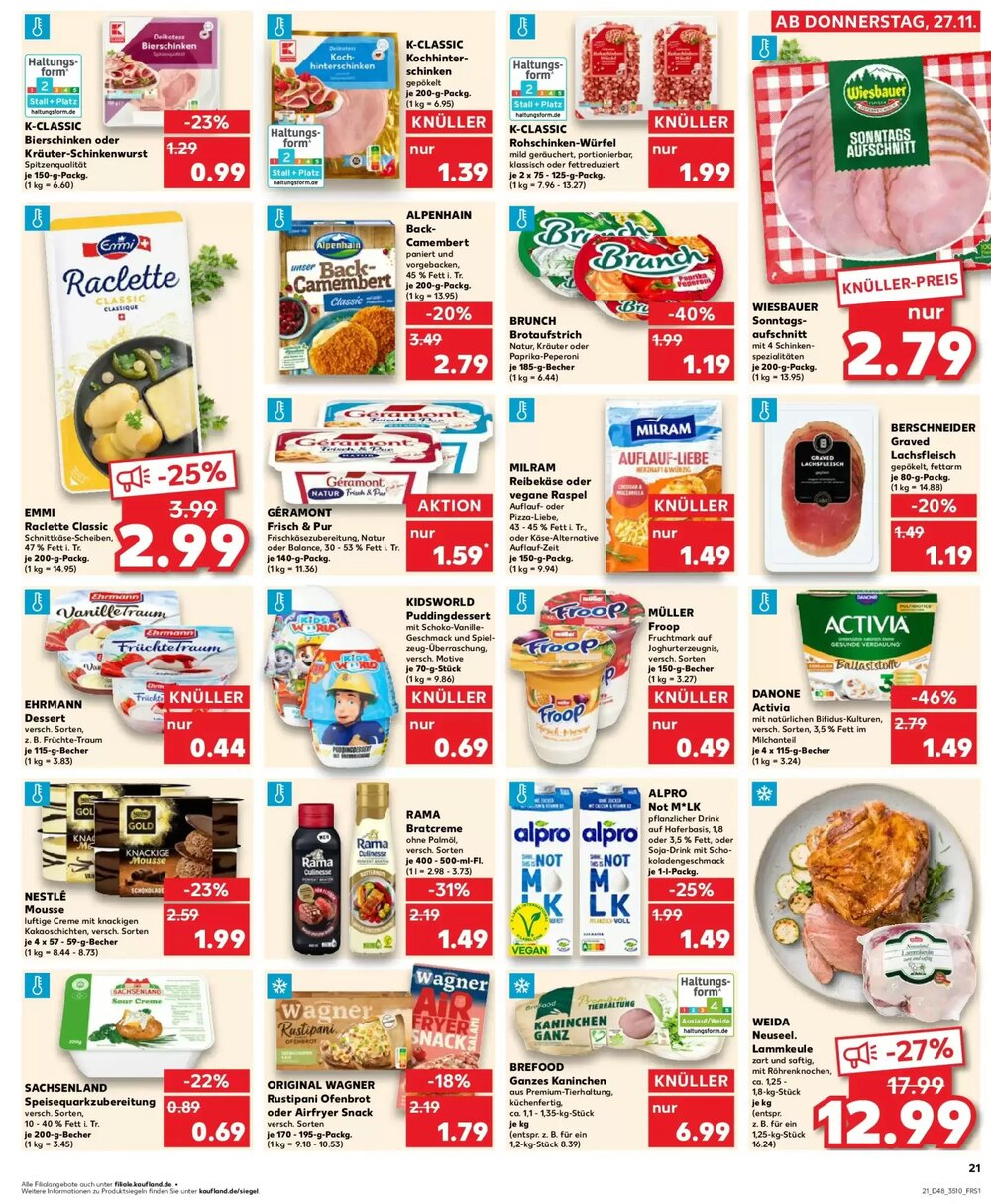 Kaufland Prospekt (ab 30.11.2025) zum Blättern - Seite 21