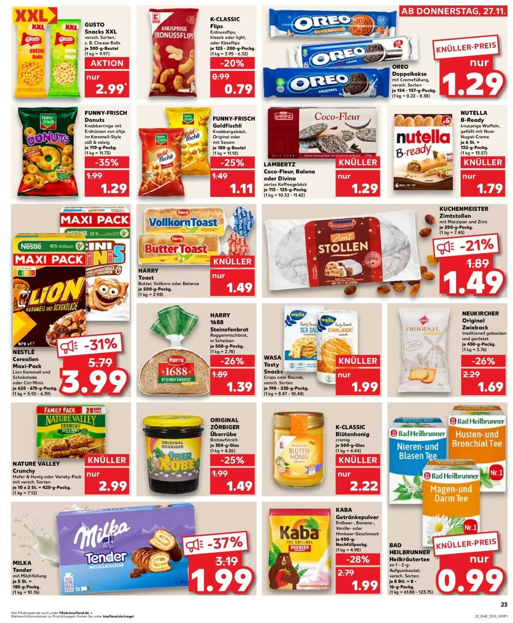 Kaufland Prospekt (ab 30.11.2025) zum Blättern - Seite 23