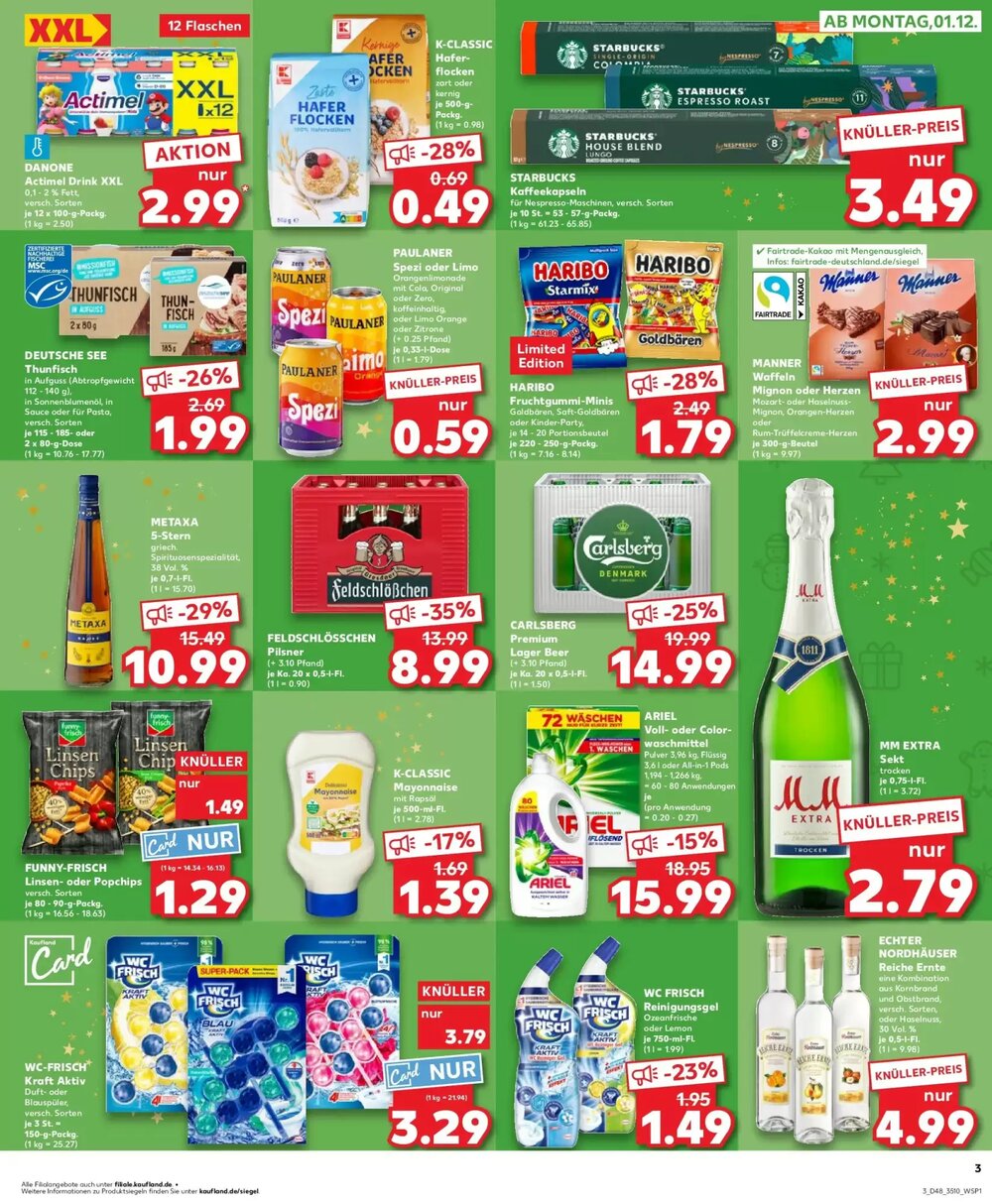 Kaufland Prospekt (ab 30.11.2025) zum Blättern - Seite 3