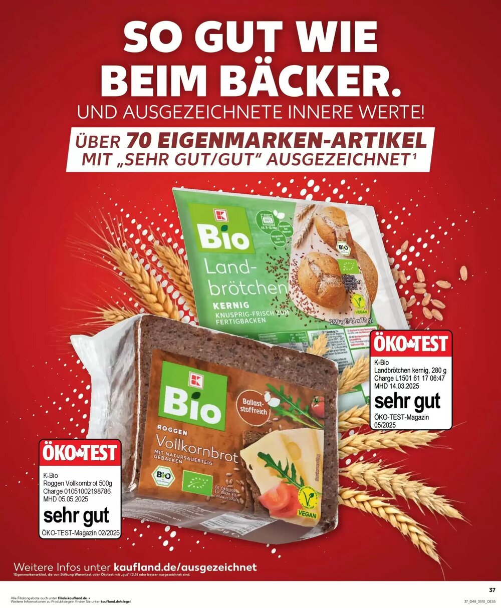 Kaufland Prospekt (ab 30.11.2025) zum Blättern - Seite 37