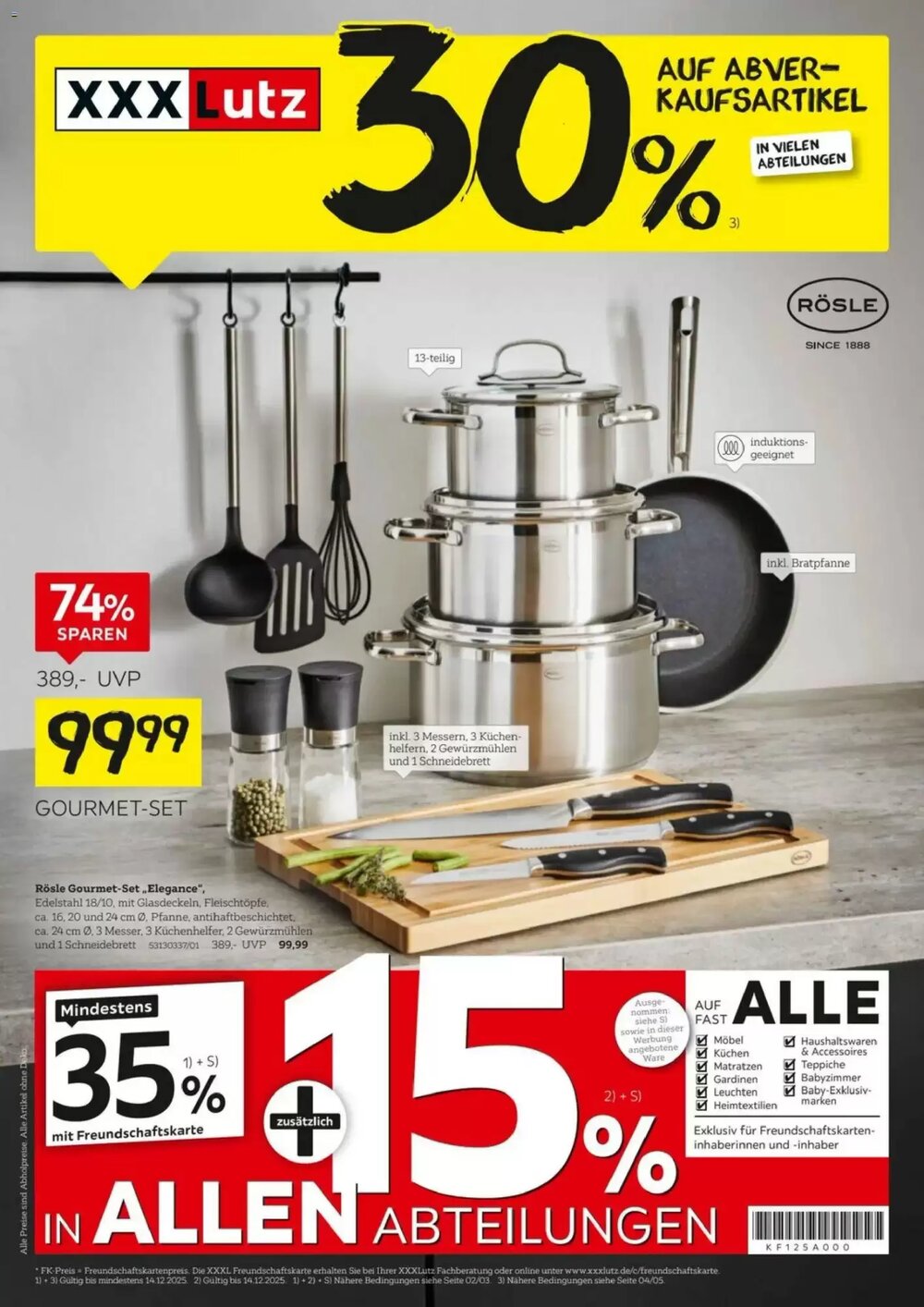 XXXLutz Prospekt (ab 30.11.2025) zum Blättern - Seite 1