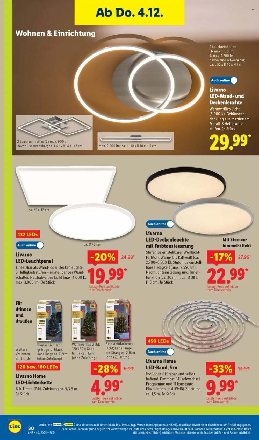 Lidl Prospekt (ab 01.12.2025) zum Blättern - Seite 20