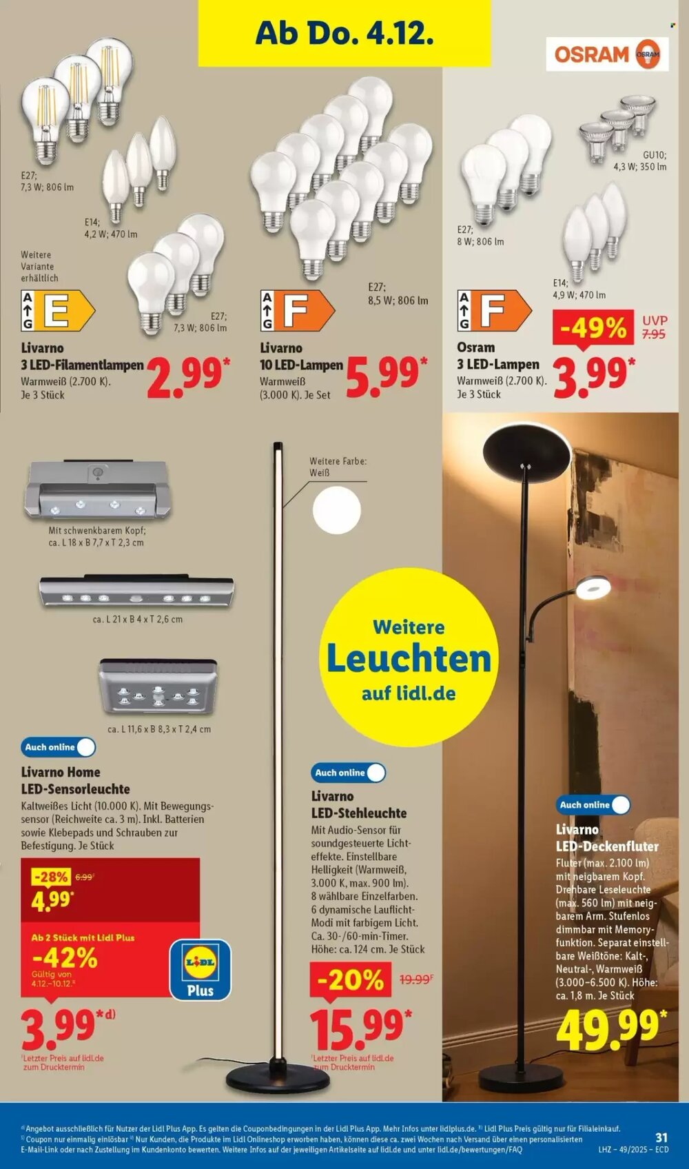 Lidl Prospekt (ab 01.12.2025) zum Blättern - Seite 21