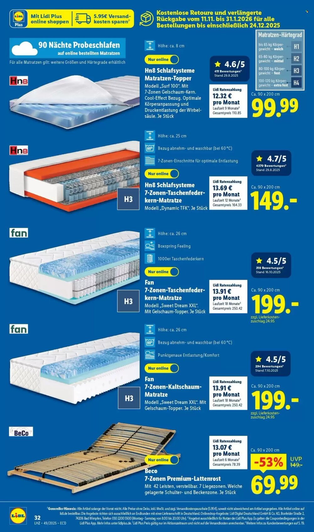 Lidl Prospekt (ab 01.12.2025) zum Blättern - Seite 22