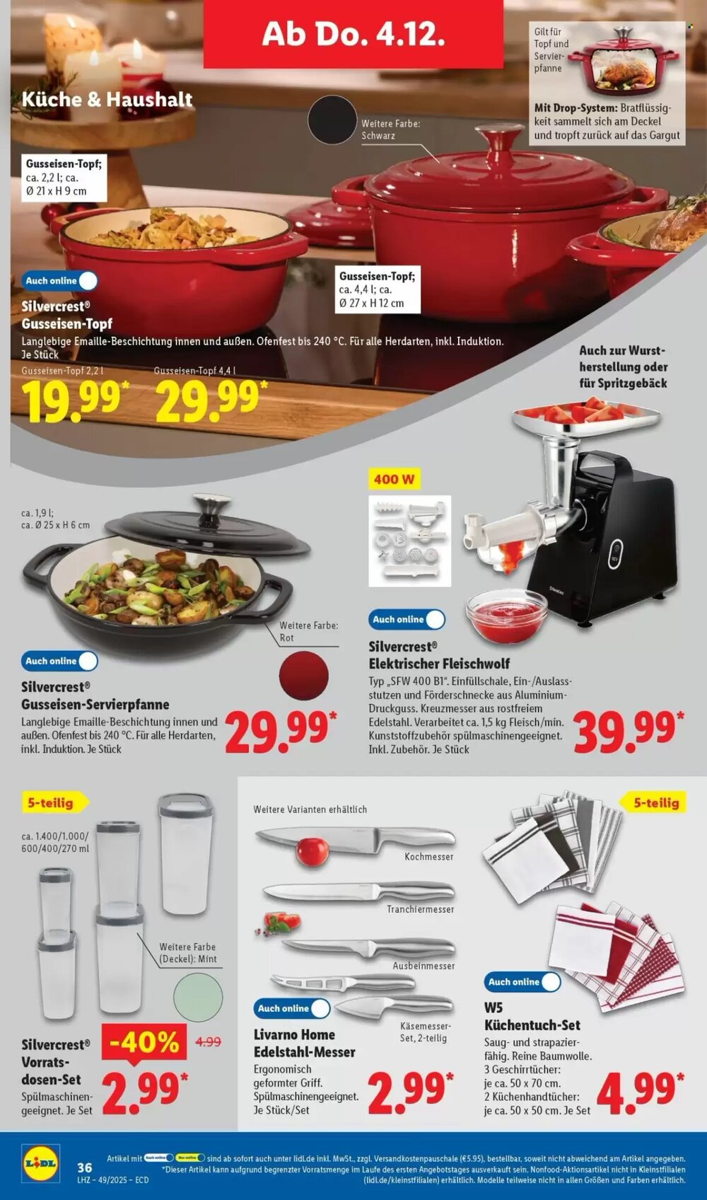 Lidl Prospekt (ab 01.12.2025) zum Blättern - Seite 28