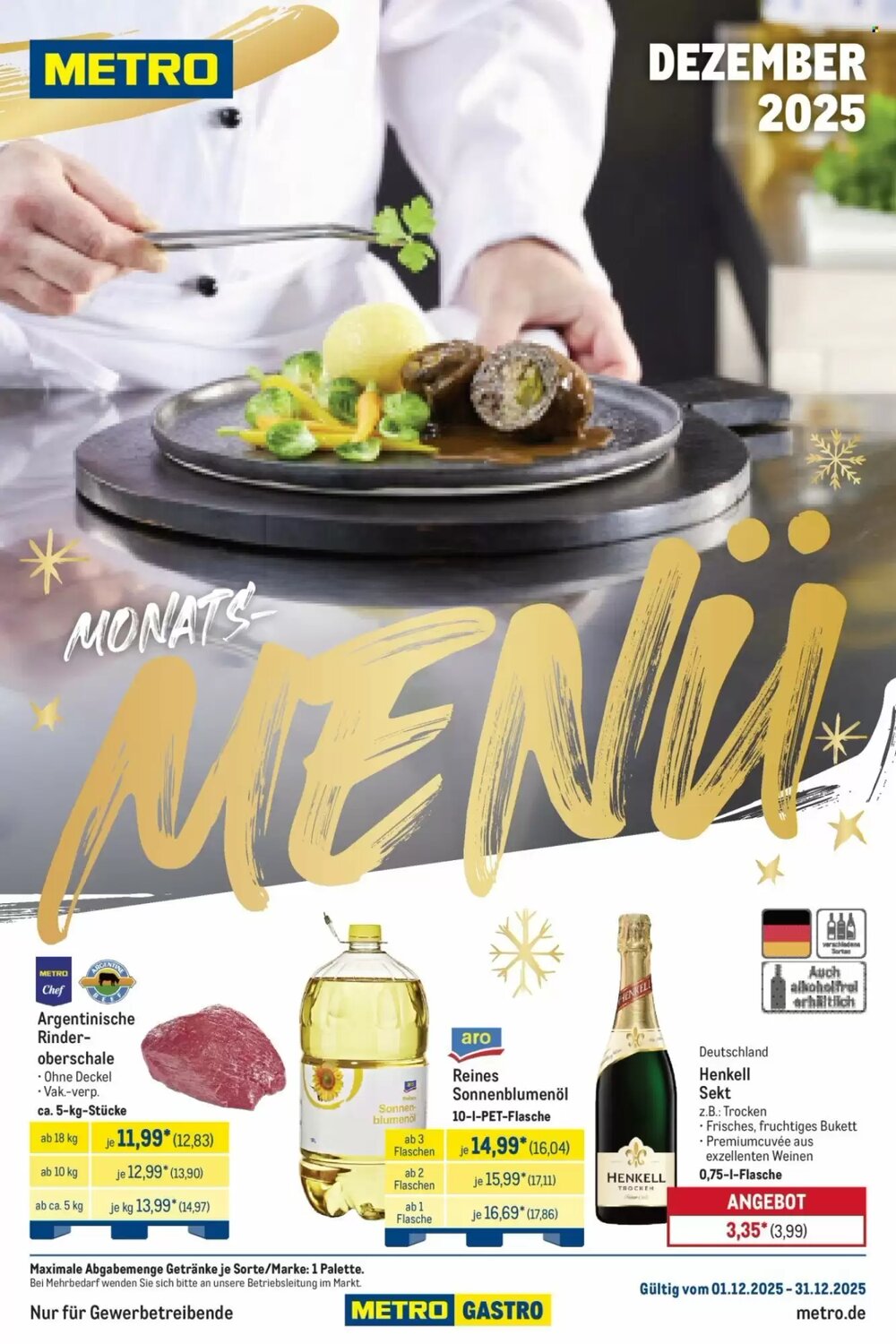 METRO Prospekt (ab 01.12.2025) zum Blättern - Seite 1