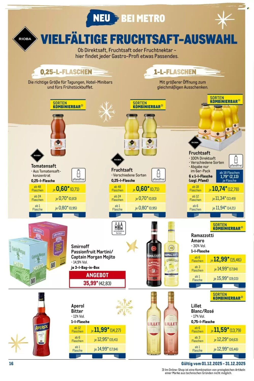 METRO Prospekt (ab 01.12.2025) zum Blättern - Seite 16