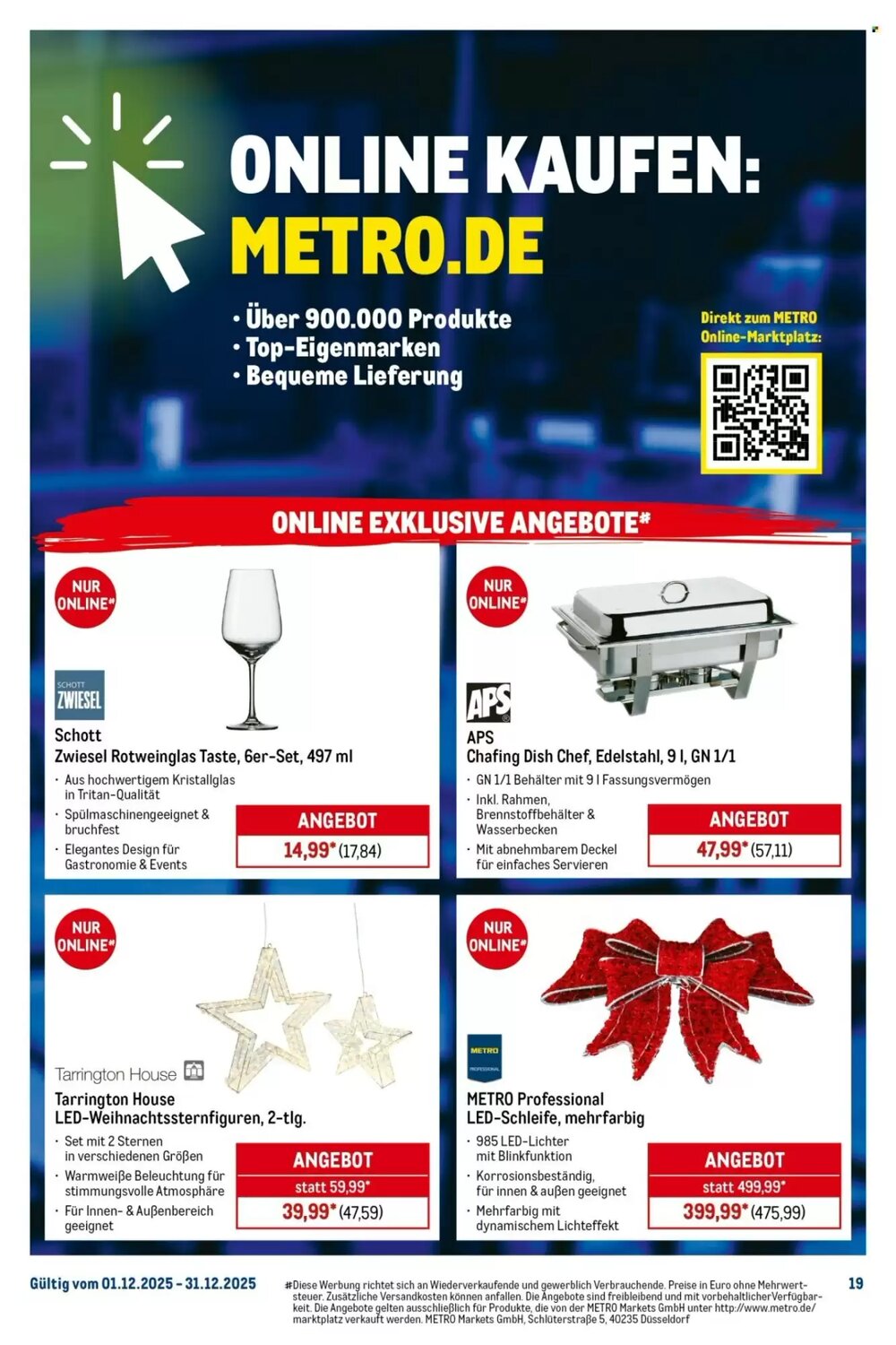 METRO Prospekt (ab 01.12.2025) zum Blättern - Seite 19