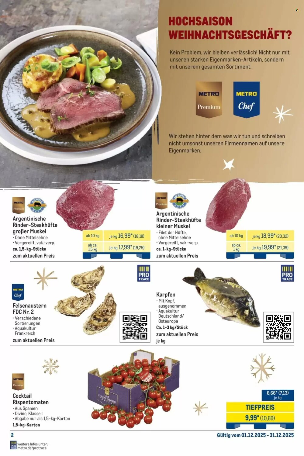 METRO Prospekt (ab 01.12.2025) zum Blättern - Seite 2