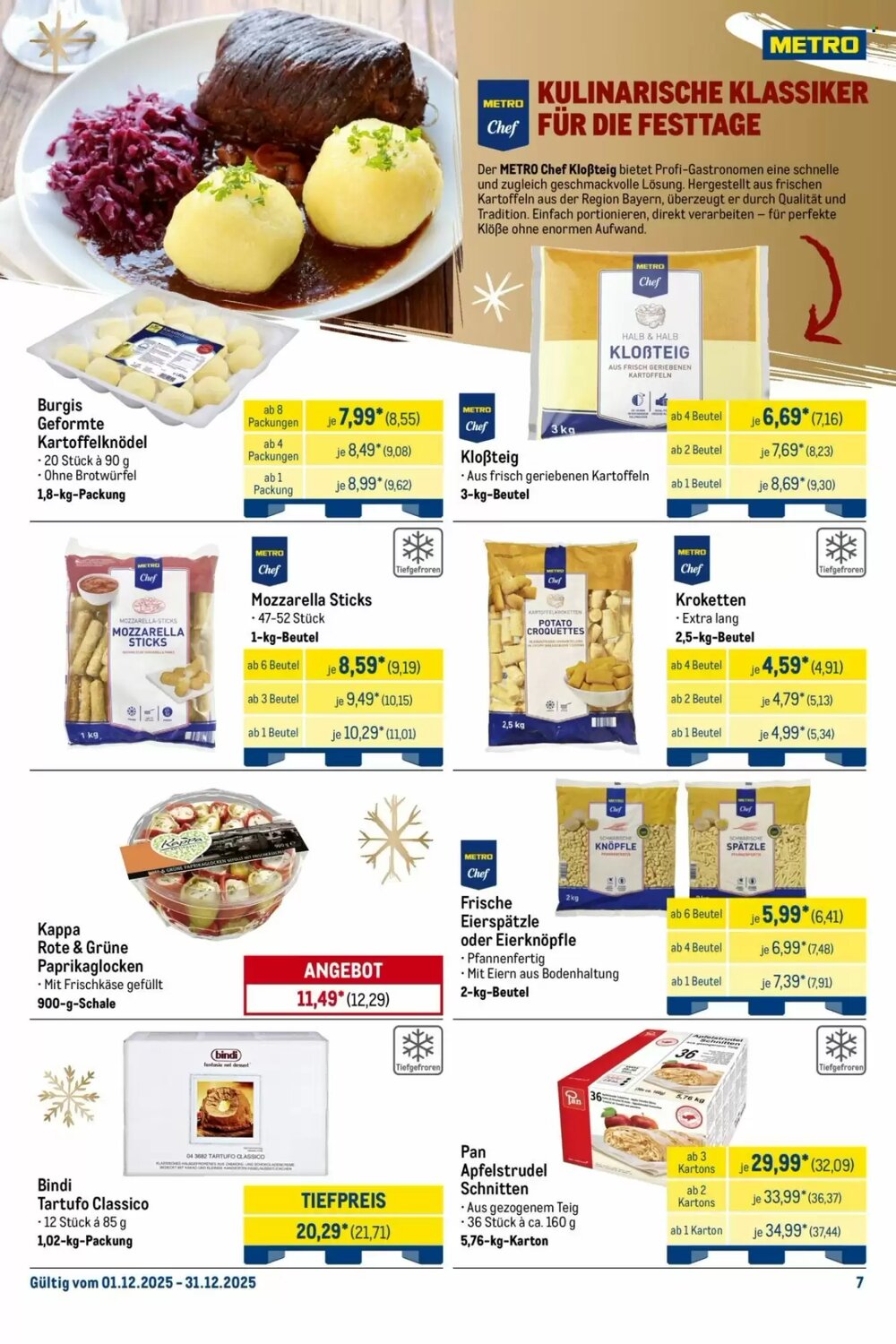 METRO Prospekt (ab 01.12.2025) zum Blättern - Seite 7