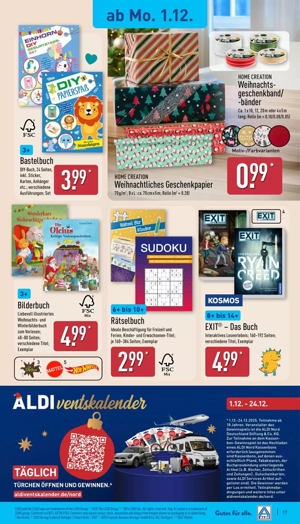 Aldi Nord Prospekt (ab 01.12.2025) zum Blättern - Seite 17