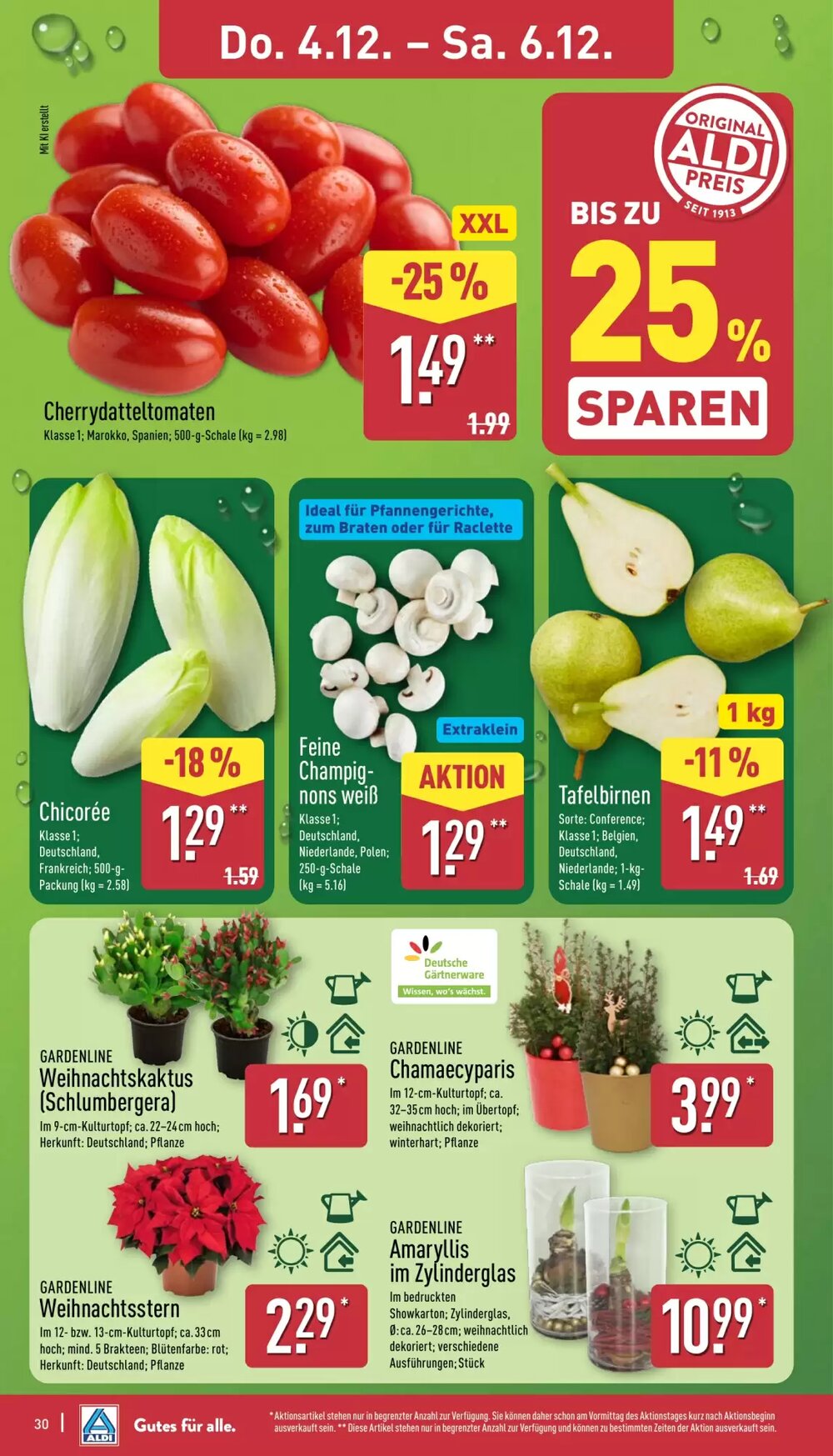 Aldi Nord Prospekt (ab 01.12.2025) zum Blättern - Seite 30