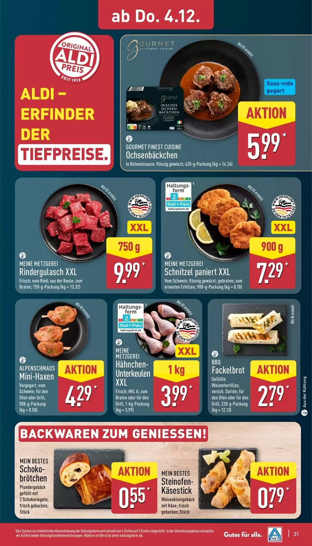 Aldi Nord Prospekt (ab 01.12.2025) zum Blättern - Seite 31
