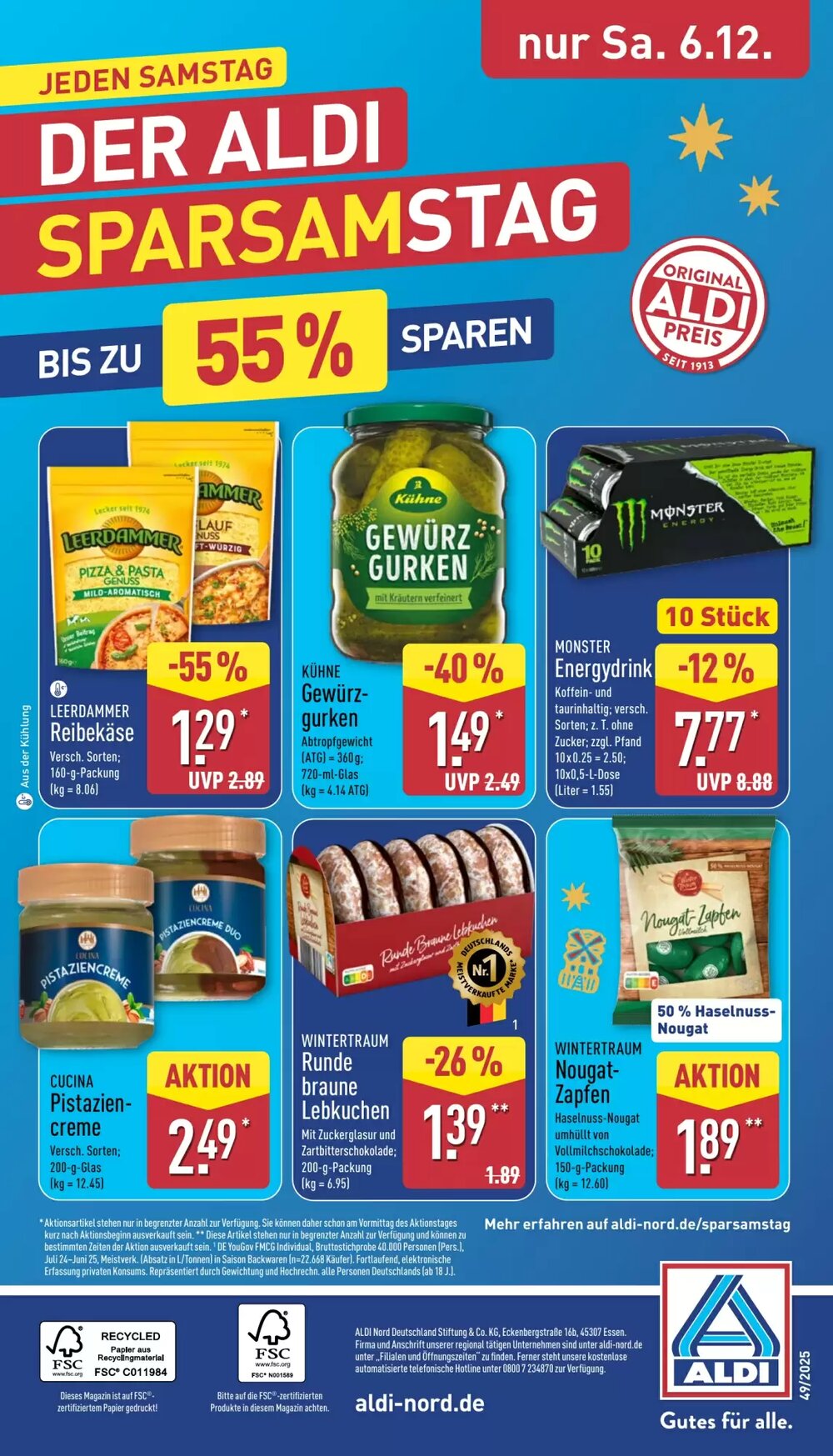 Aldi Nord Prospekt (ab 01.12.2025) zum Blättern - Seite 36