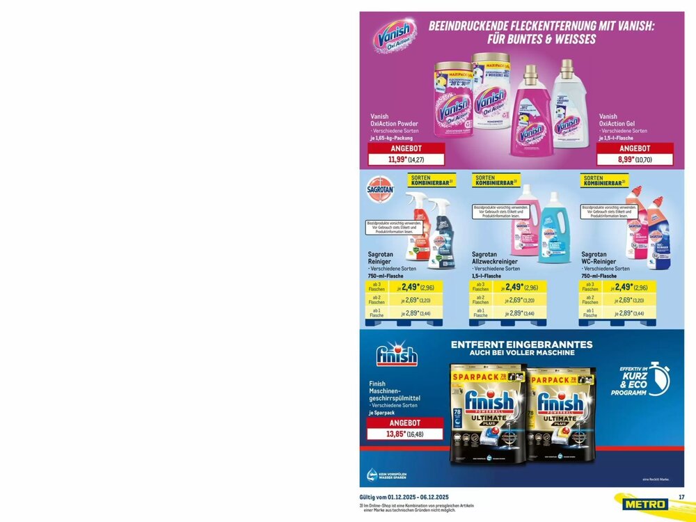 METRO Prospekt (ab 01.12.2025) zum Blättern - Seite 17