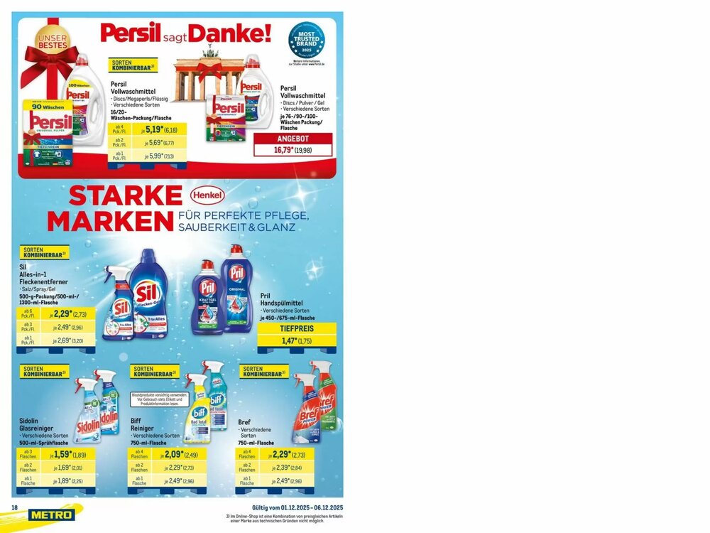 METRO Prospekt (ab 01.12.2025) zum Blättern - Seite 18