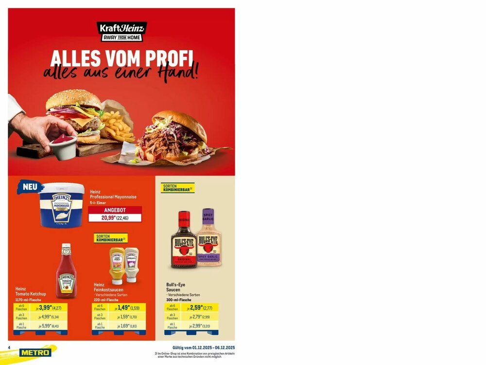 METRO Prospekt (ab 01.12.2025) zum Blättern - Seite 4