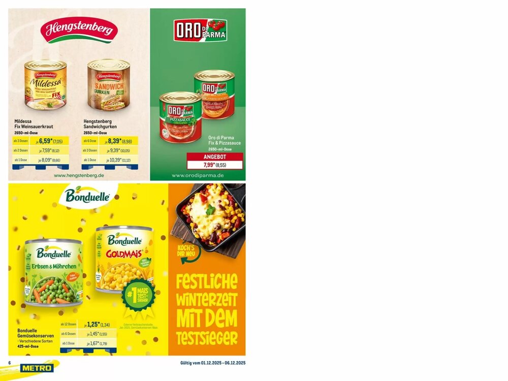 METRO Prospekt (ab 01.12.2025) zum Blättern - Seite 6